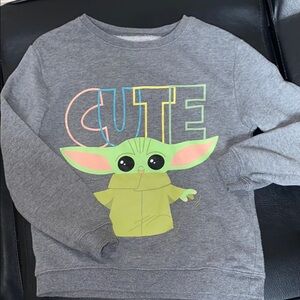 CUTE Baby Yoda Graphic Sweatshirt